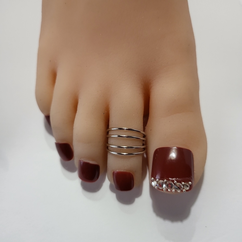 Sterling Silver Toe Rings - Picture 3 of 4